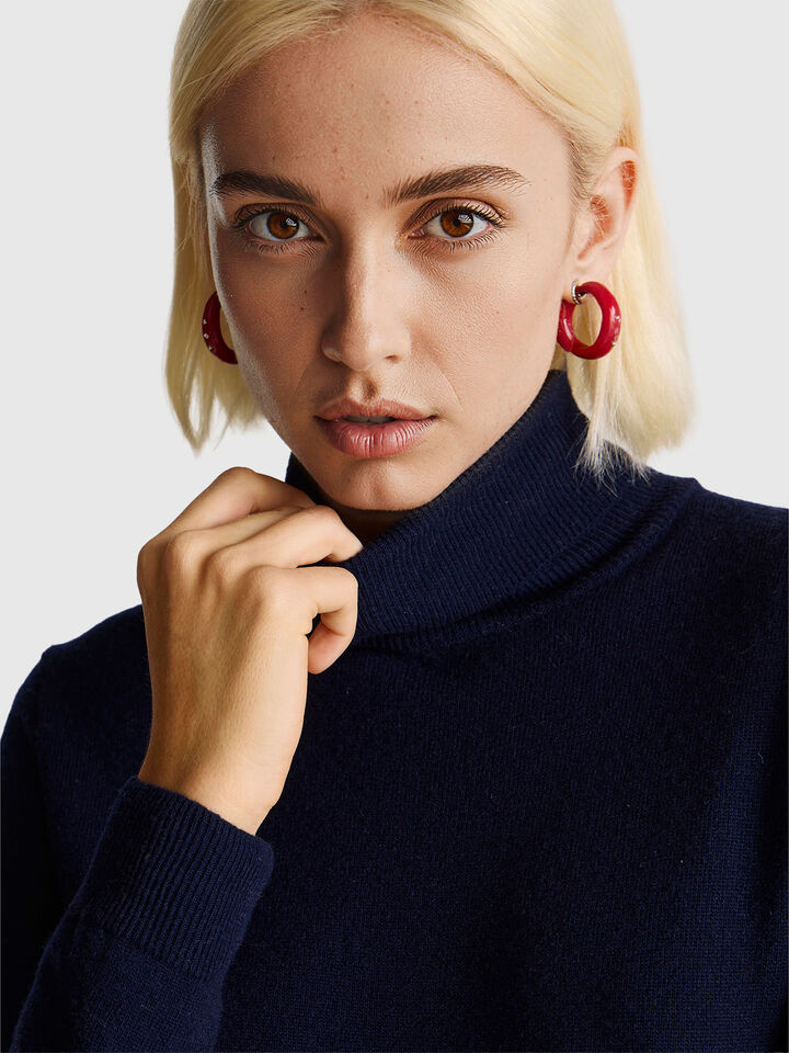 TURTLE NECK SWEATER Mujer image number 4